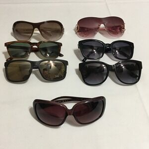 Lot of 7 Sunglasses Mixed Brands Michael Kors Armani Exchange Guess Carfia